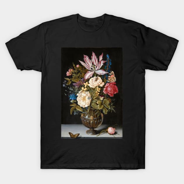 Still-Life with Flowers by  Ambrosius Bosschaert the Elder T-Shirt by Amanda1775